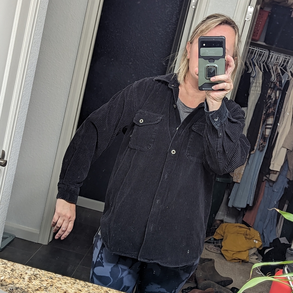 Corduroy button up